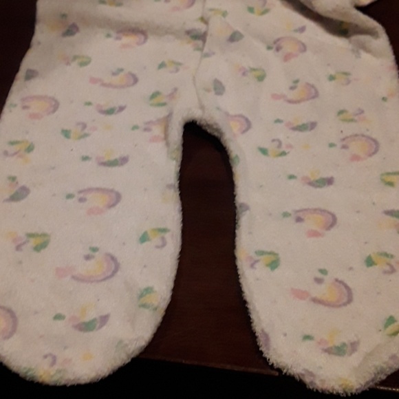 Very soft  footed  Onesie Sleeper  Rainbow's. - Picture 4 of 5
